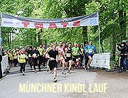  17. Münchner Kindl Lauf am 04.05.2024 bietet Laufstrecken von 300 m bis 10 km am Seestadl im Englischen Garten (©Foto.Martin Schmitz)